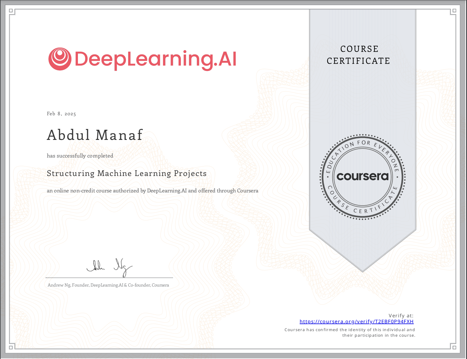 Structuring ML
